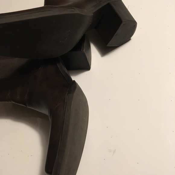 MIA brown leather boots 8M. (Brazil) - Picture 6 of 7